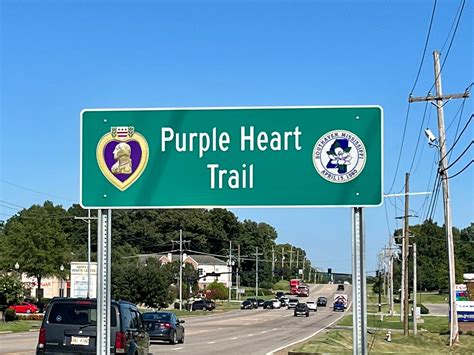 Purple heart trail - Jul 1, 2021 · Joe “Tiger” Patrick, commander of VFW Post 916, begins the second half of his 42-mile walk along Rhode Island’s newly-named “Purple Heart Trail” on June 25 in East Greenwich. He completed the first half of his trip along the route’s southern stretch in May. SOUTH KINGSTOWN — Clutching a pole with an American flag and wearing a ...